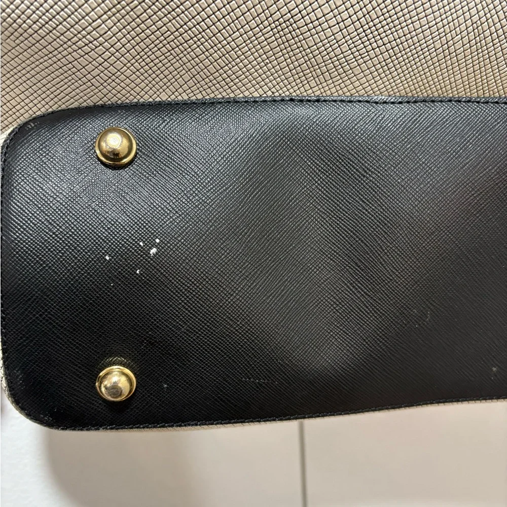 Brahmin All Day Tote Leather Black Straps See Pics For Flaws